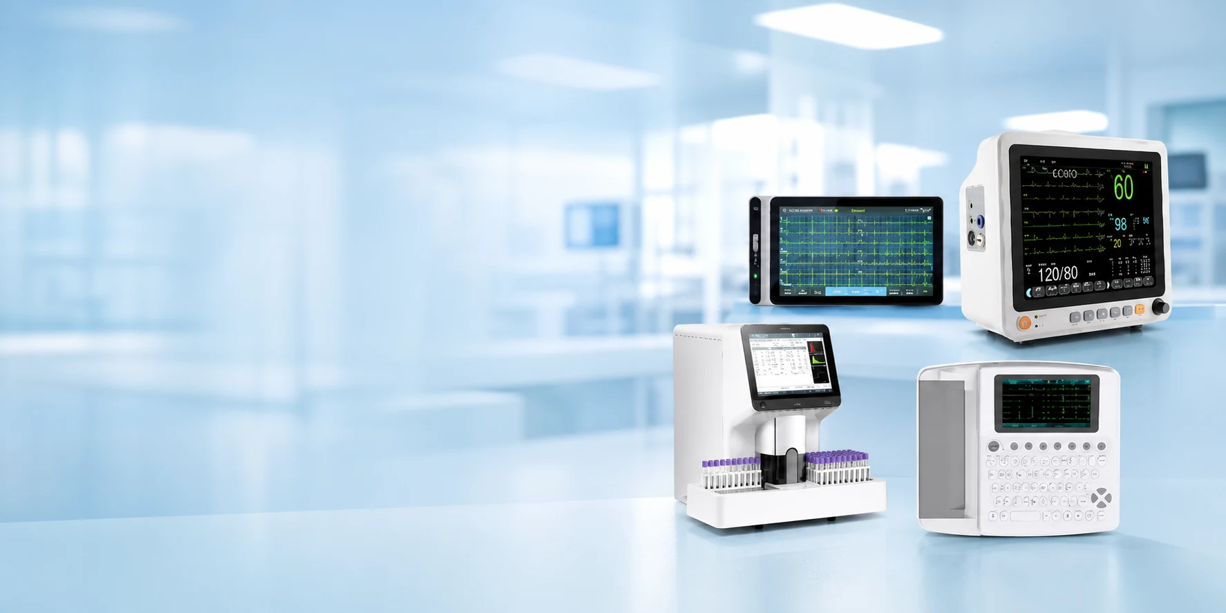 Electromedical monitoring and diagnostic equipment