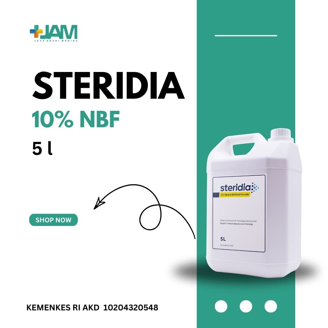 STERIDIA 10% Neutral Buffered Formalin 5 Liter