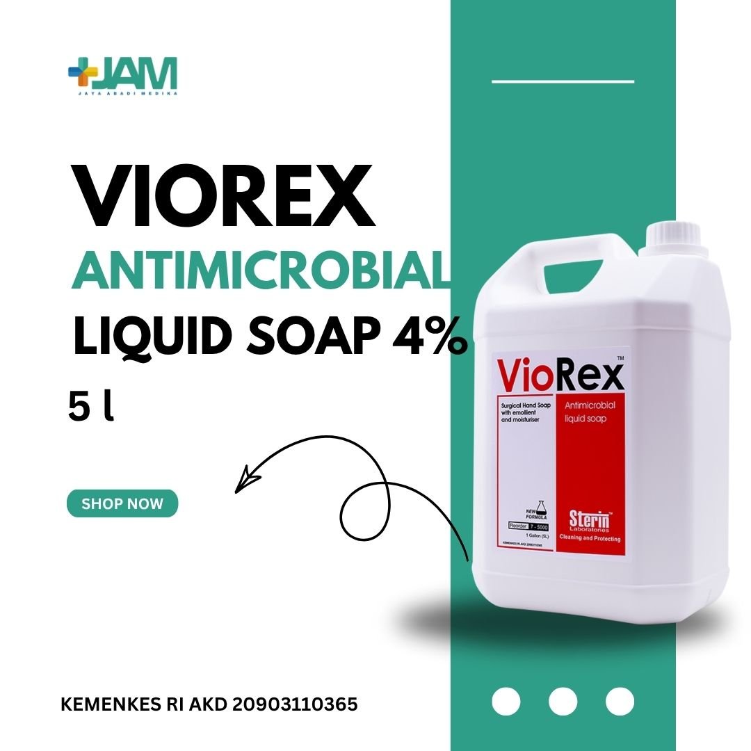 VIOREX Antimicrobial Liquid Soap 4% 5 Liter