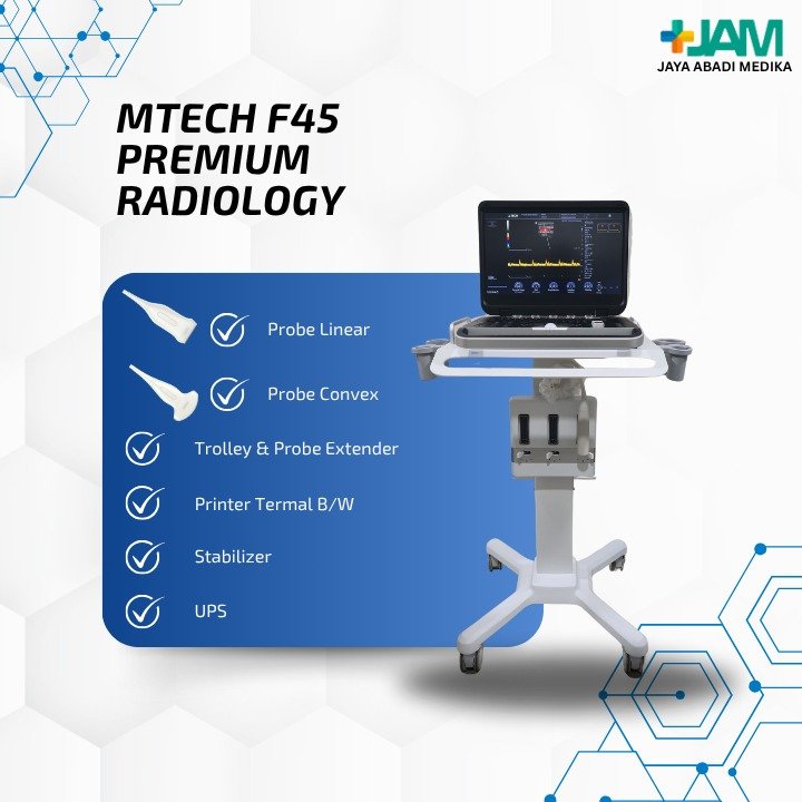 MTECH F45 Ultrasound Diagnostic System USG 2D COLOUR DOPPLER PORTABLE PREMIUM RADIOLOGY / POC